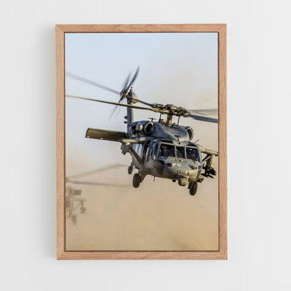 Póster Helicóptero de combate