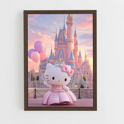 hello-kitty-14 cadre Bois foncé