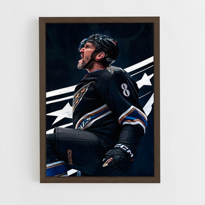 hockey-15 cadre Bois foncé