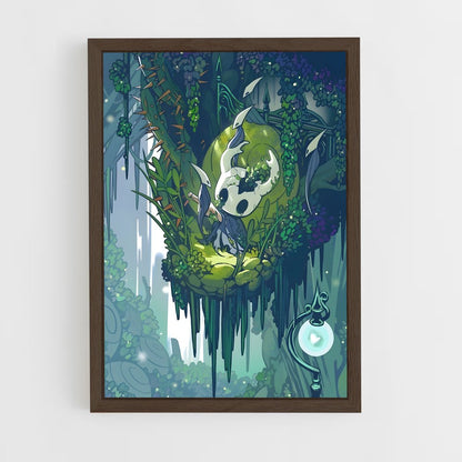 hollow-knight-11 cadre Bois foncé