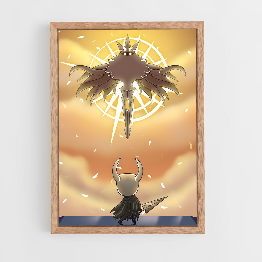 hollow-knight-13 cadre Bois clair