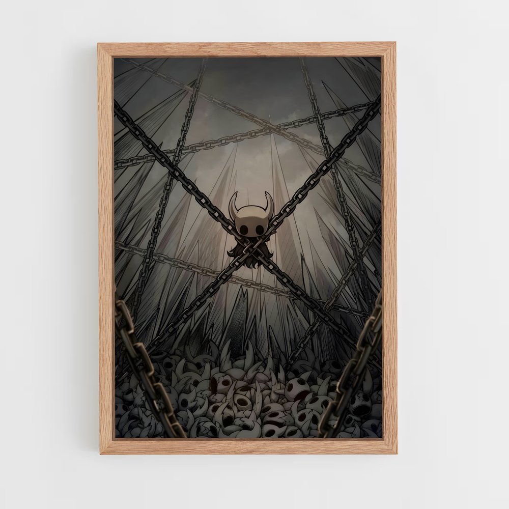 hollow-knight-14 cadre Bois clair