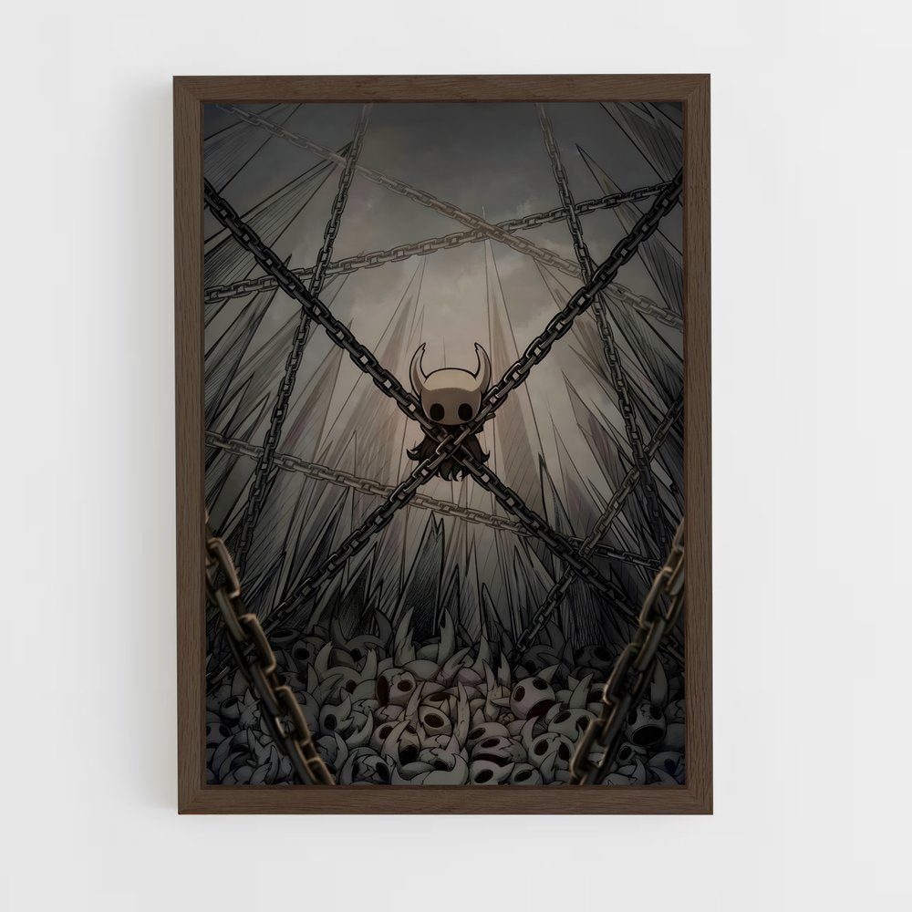 hollow-knight-14 cadre Bois foncé