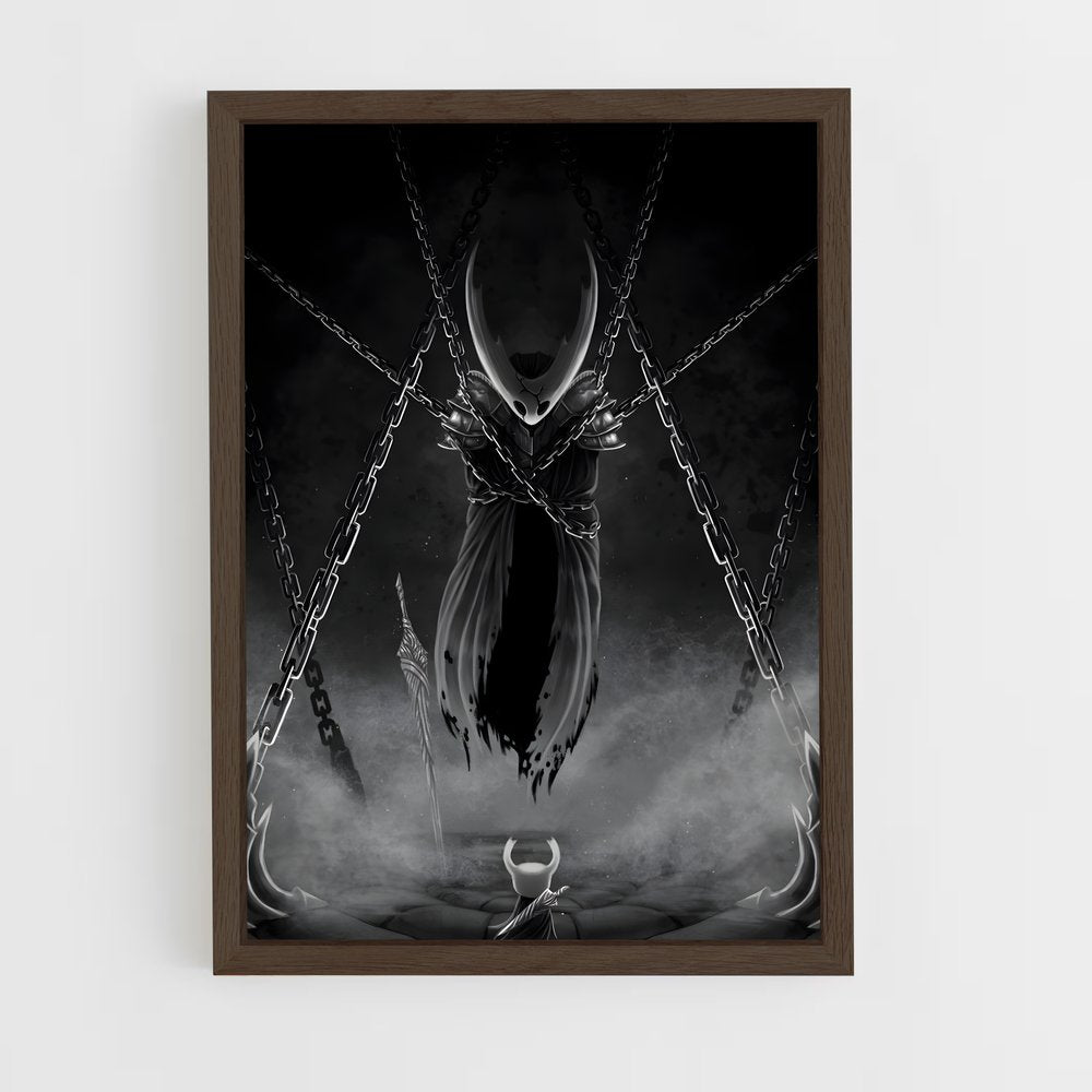 hollow-knight-3 cadre Bois foncé
