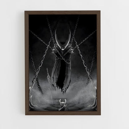 hollow-knight-3 cadre Bois foncé