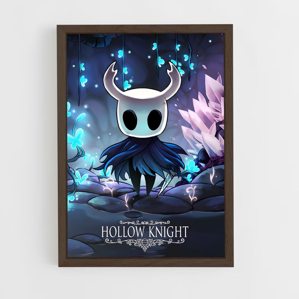 hollow-knight-5 cadre Bois foncé