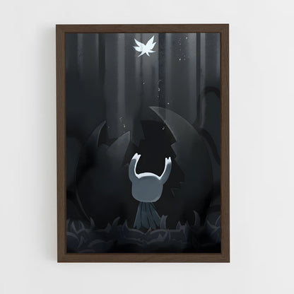 hollow-knight-8 cadre Bois foncé