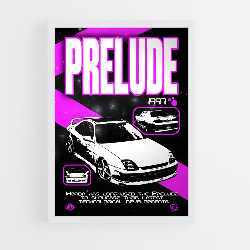 honda-4 cadre Blanc