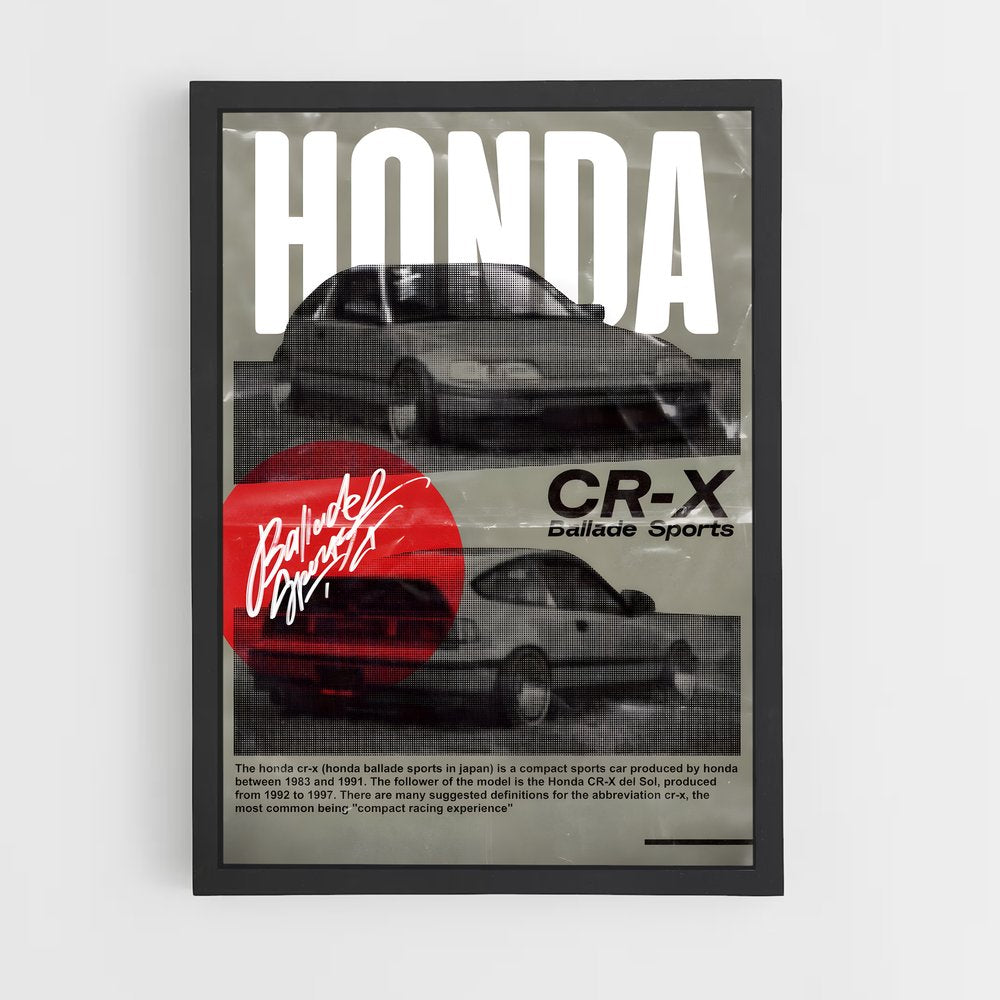honda-6 cadre Noir