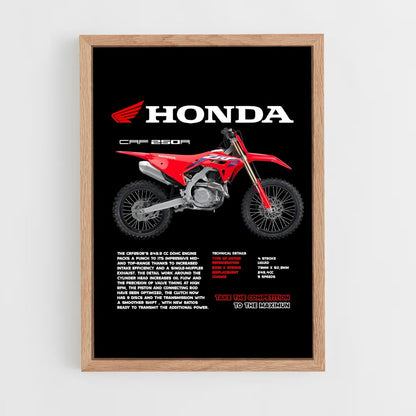 honda-moto-11 cadre Bois clair
