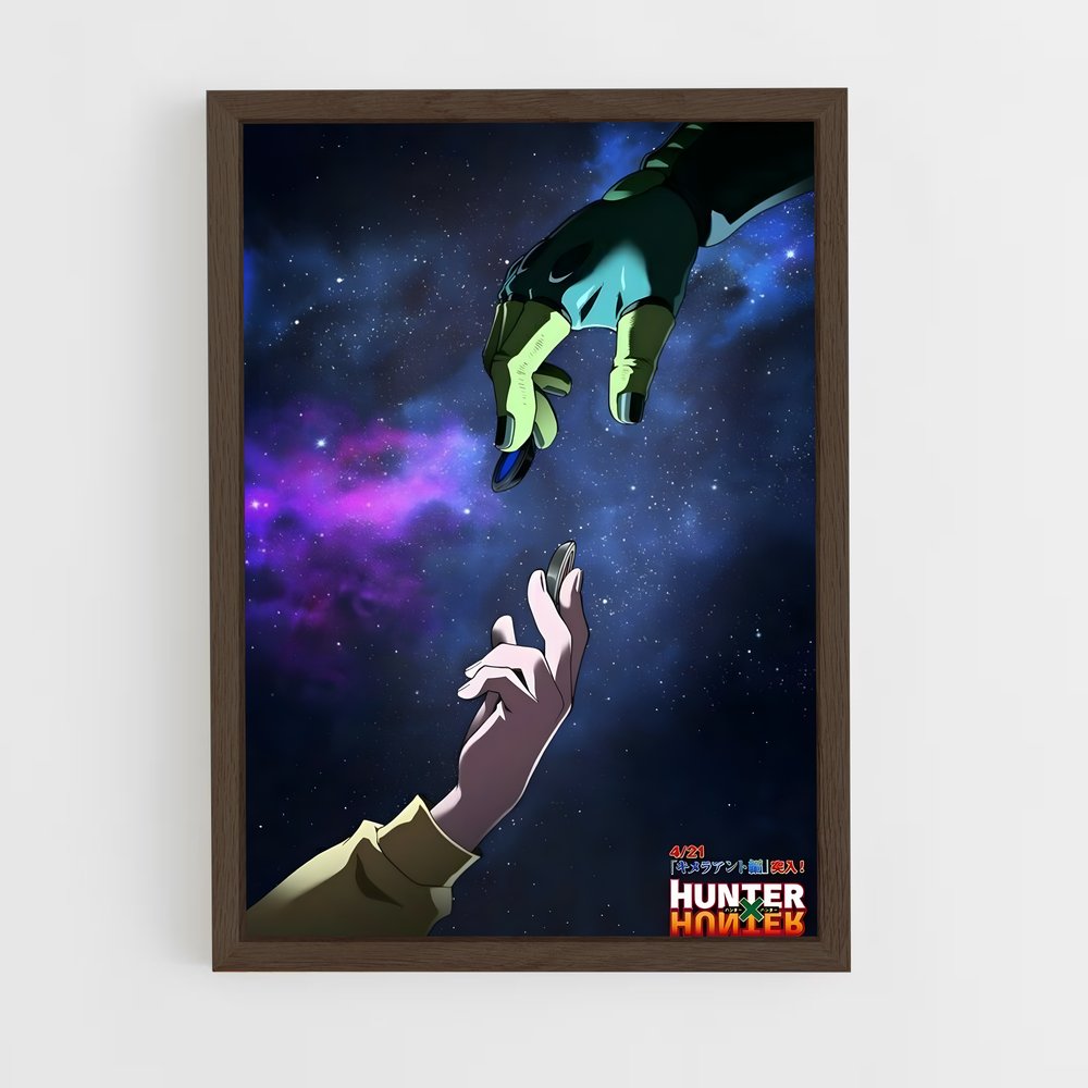 hunter-x-hunter-13 cadre Bois foncé