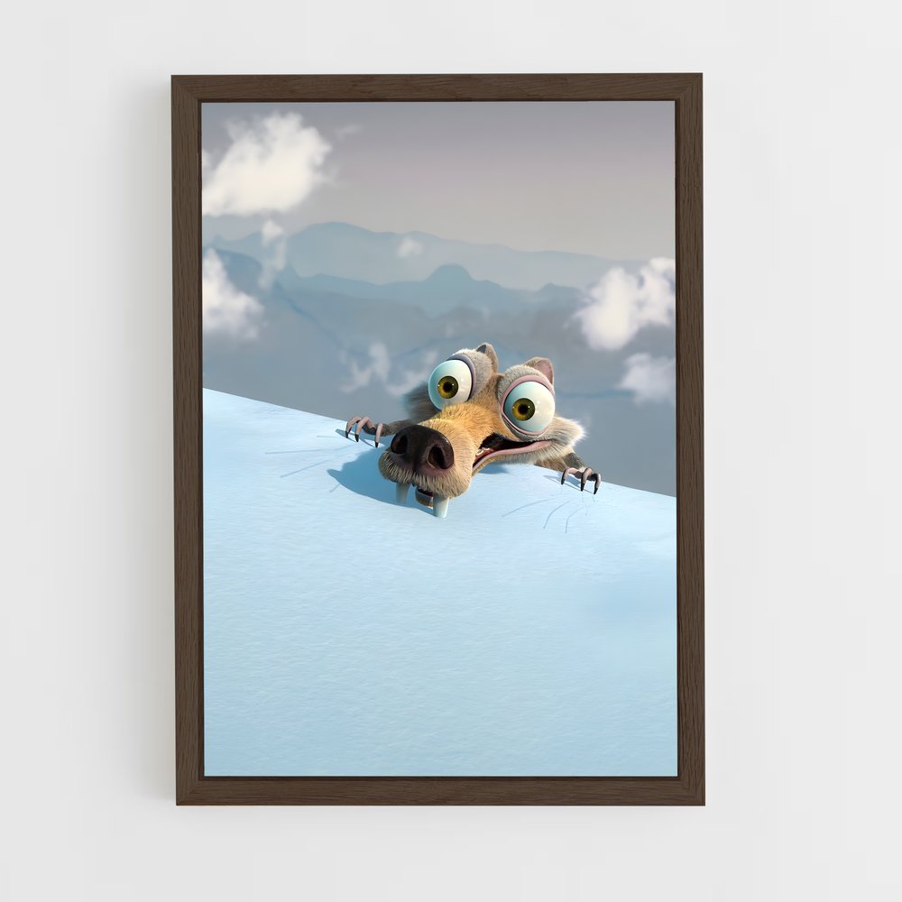 ice-age-7 cadre Bois foncé