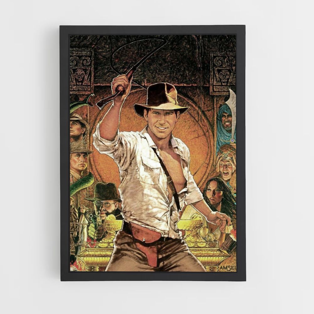 Poster Indiana Jones Desenho