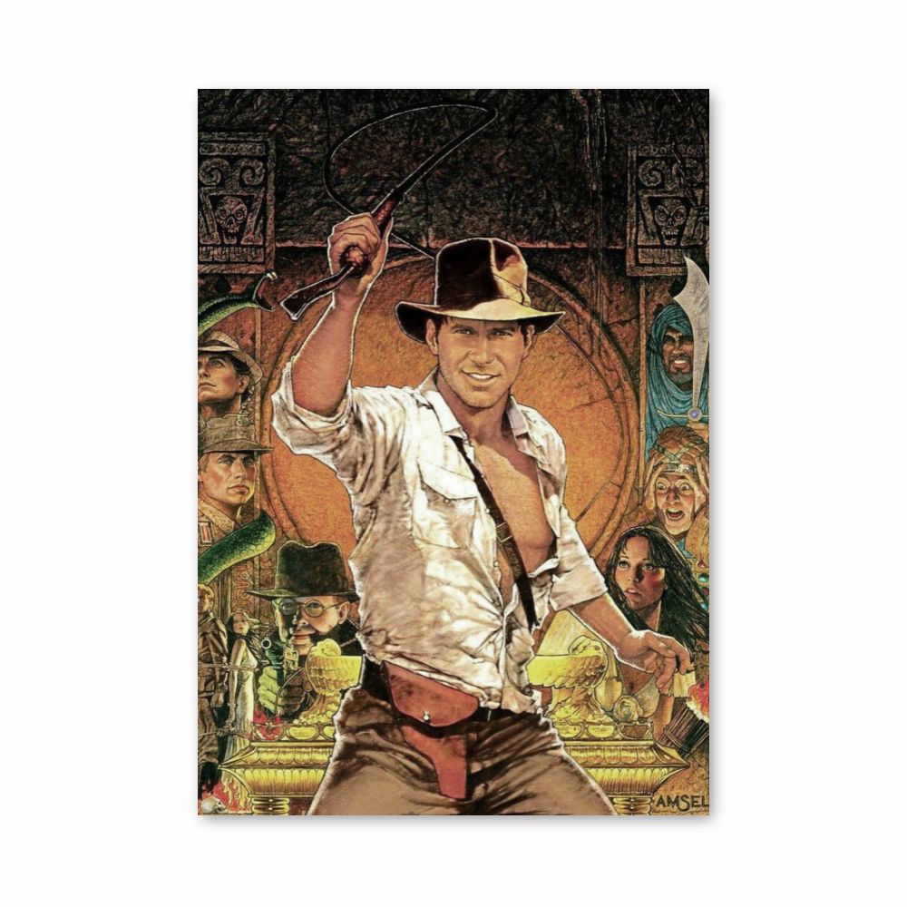 Poster Indiana Jones Desenho