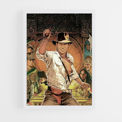 Poster Indiana Jones Desenho