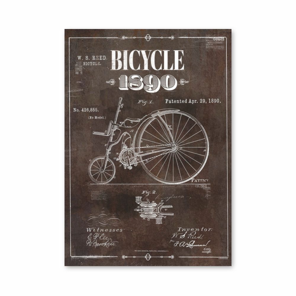 Póster de bicicleta