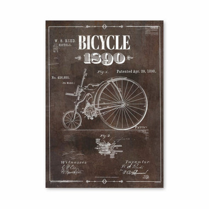 Póster de bicicleta