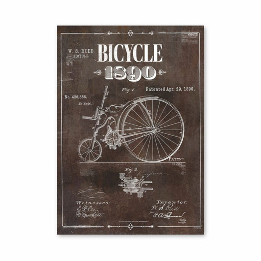 Póster de bicicleta