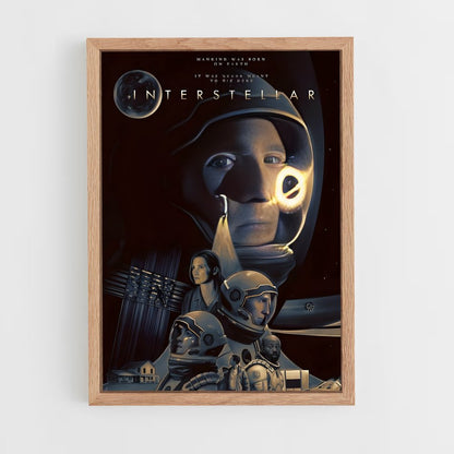 interstellar-3 cadre Bois clair
