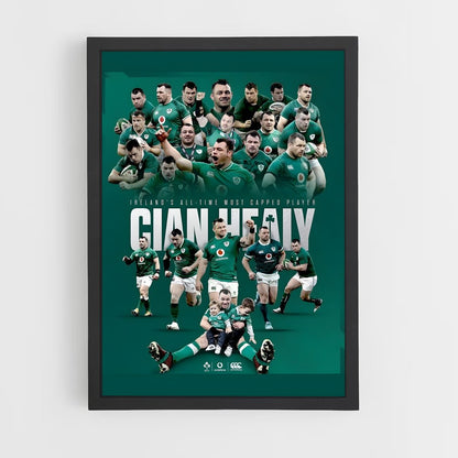 ireland-rugby-6 cadre Noir