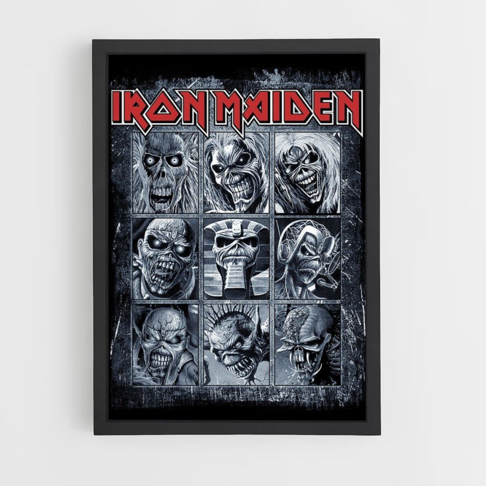 Pôster dos álbuns do Iron Maiden