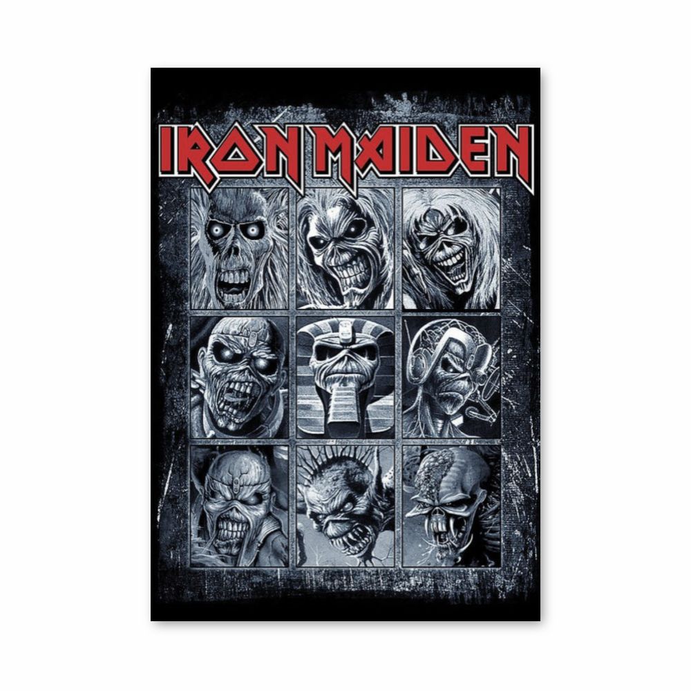 Pôster dos álbuns do Iron Maiden