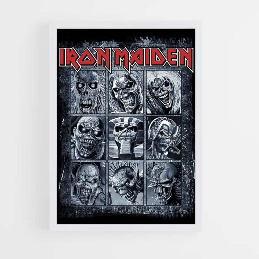 Pôster dos álbuns do Iron Maiden