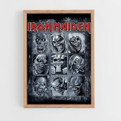 Pôster dos álbuns do Iron Maiden