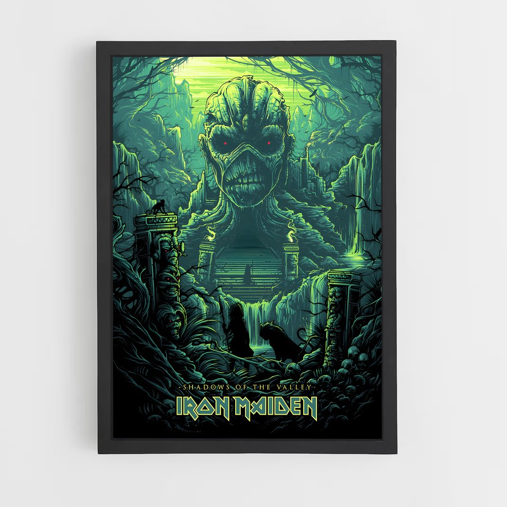 iron-maiden-4 cadre Noir