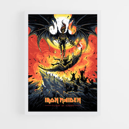 iron-maiden-5 cadre Blanc
