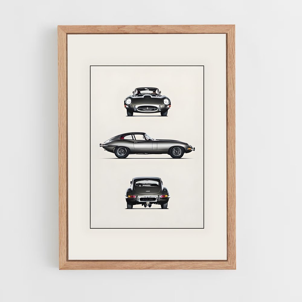 jaguar-11 cadre Bois clair