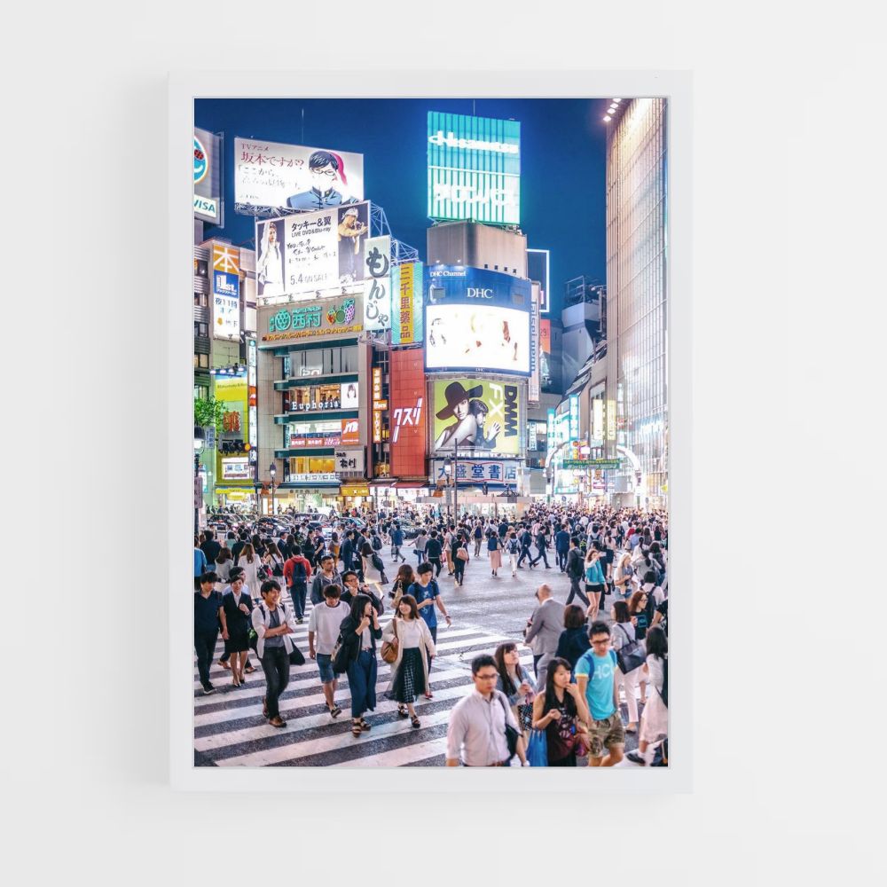 Póster Cruzamento de Shibuya