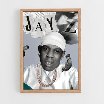 jay-z-3 cadre Bois clair