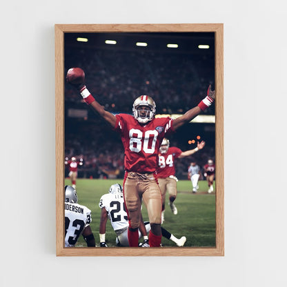 jerry-rice-10 cadre Bois clair