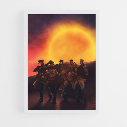 jojo-bizarre-adventure-10 cadre Blanc