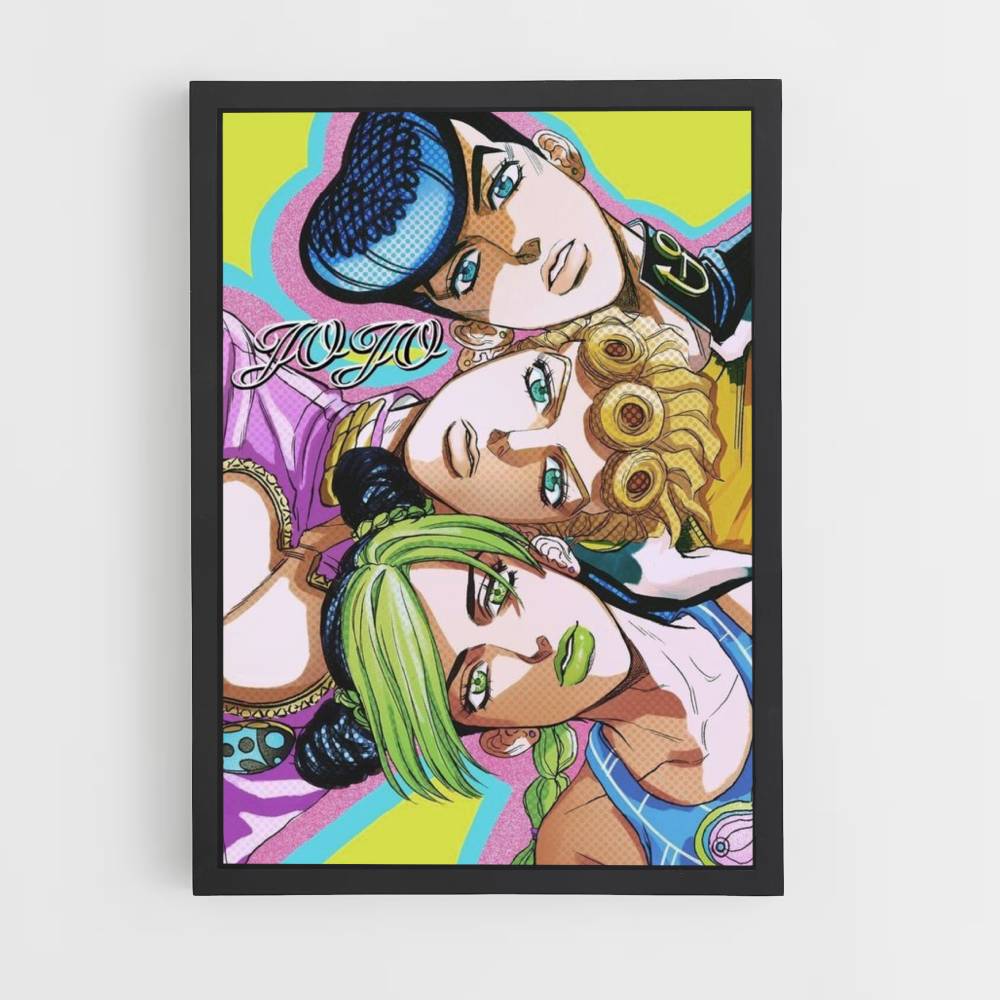 Pôster Josuke x Giorno x Jolyne