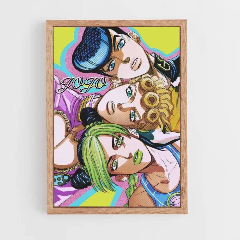 Pôster Josuke x Giorno x Jolyne