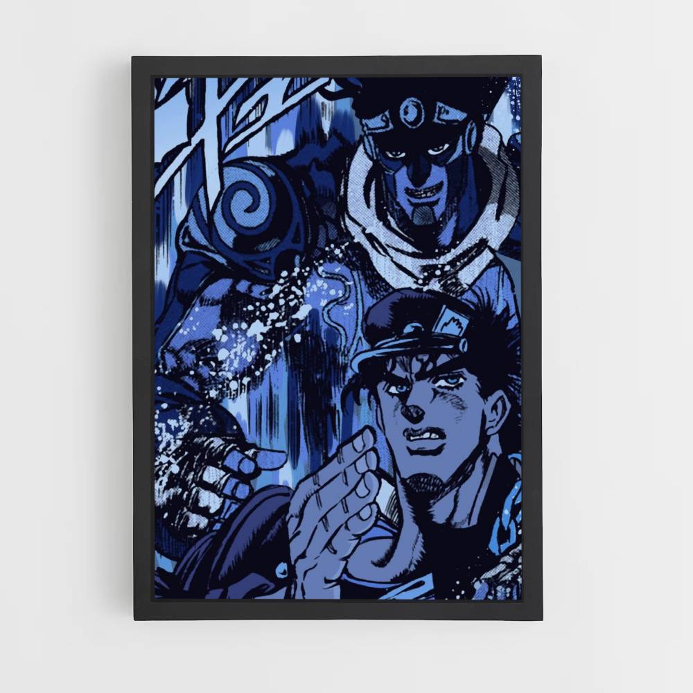 Pôster Jotaro Azul