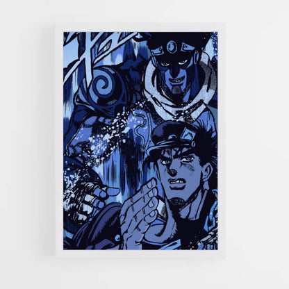 Pôster Jotaro Azul