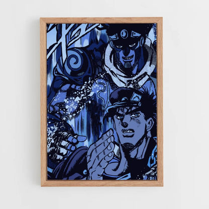 Pôster Jotaro Azul