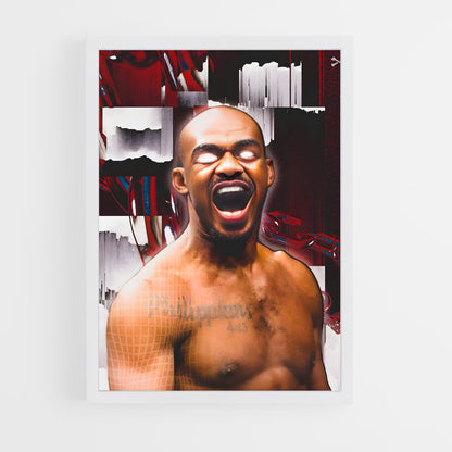 jon-jones-11 cadre Blanc