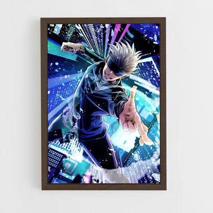 jujutsu-kaisen-9 cadre Bois foncé