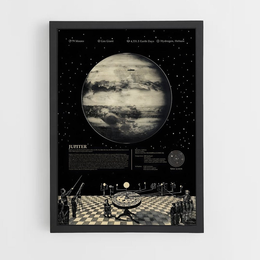 jupiter-13 cadre Noir