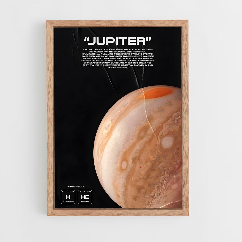 jupiter-5 cadre Bois clair
