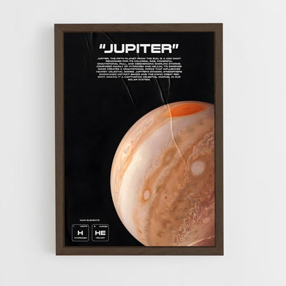 jupiter-5 cadre Bois foncé