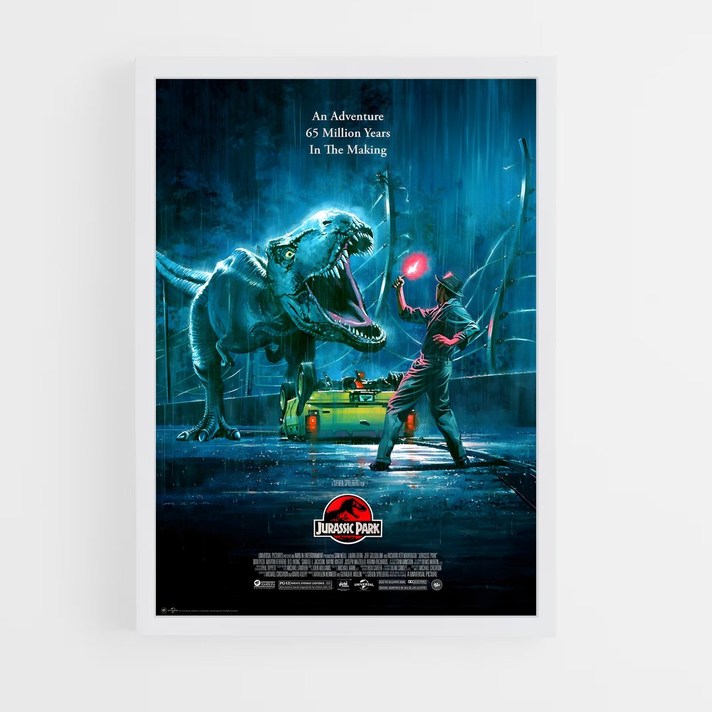 jurassic-park-14 cadre Blanc