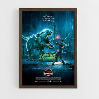 jurassic-park-14 cadre Bois foncé