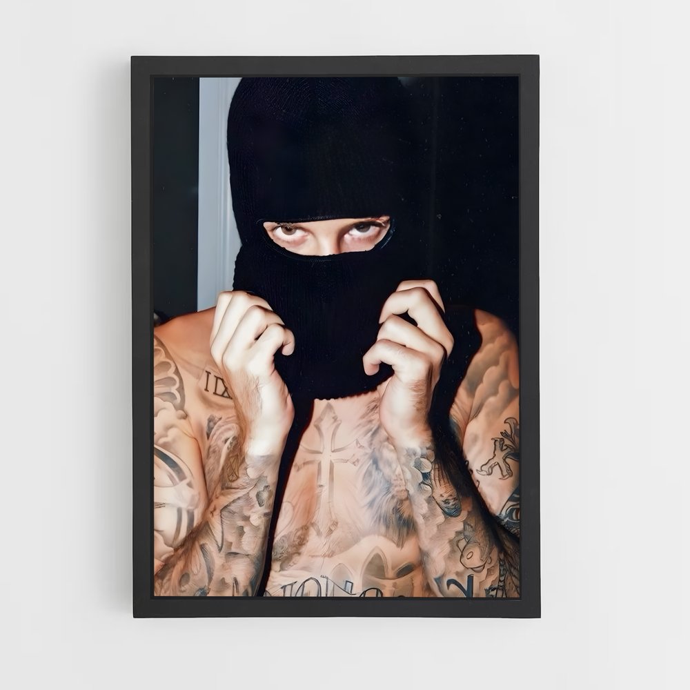 justin-bieber-1 cadre Noir