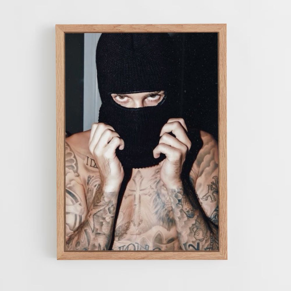 Pôster Justin Bieber Balaclava