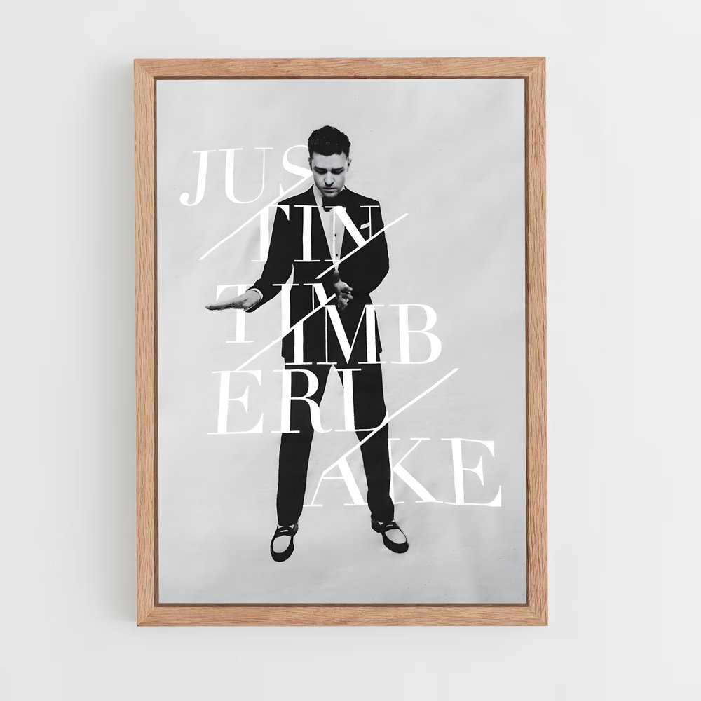 justin-timberlake-3 cadre Bois clair